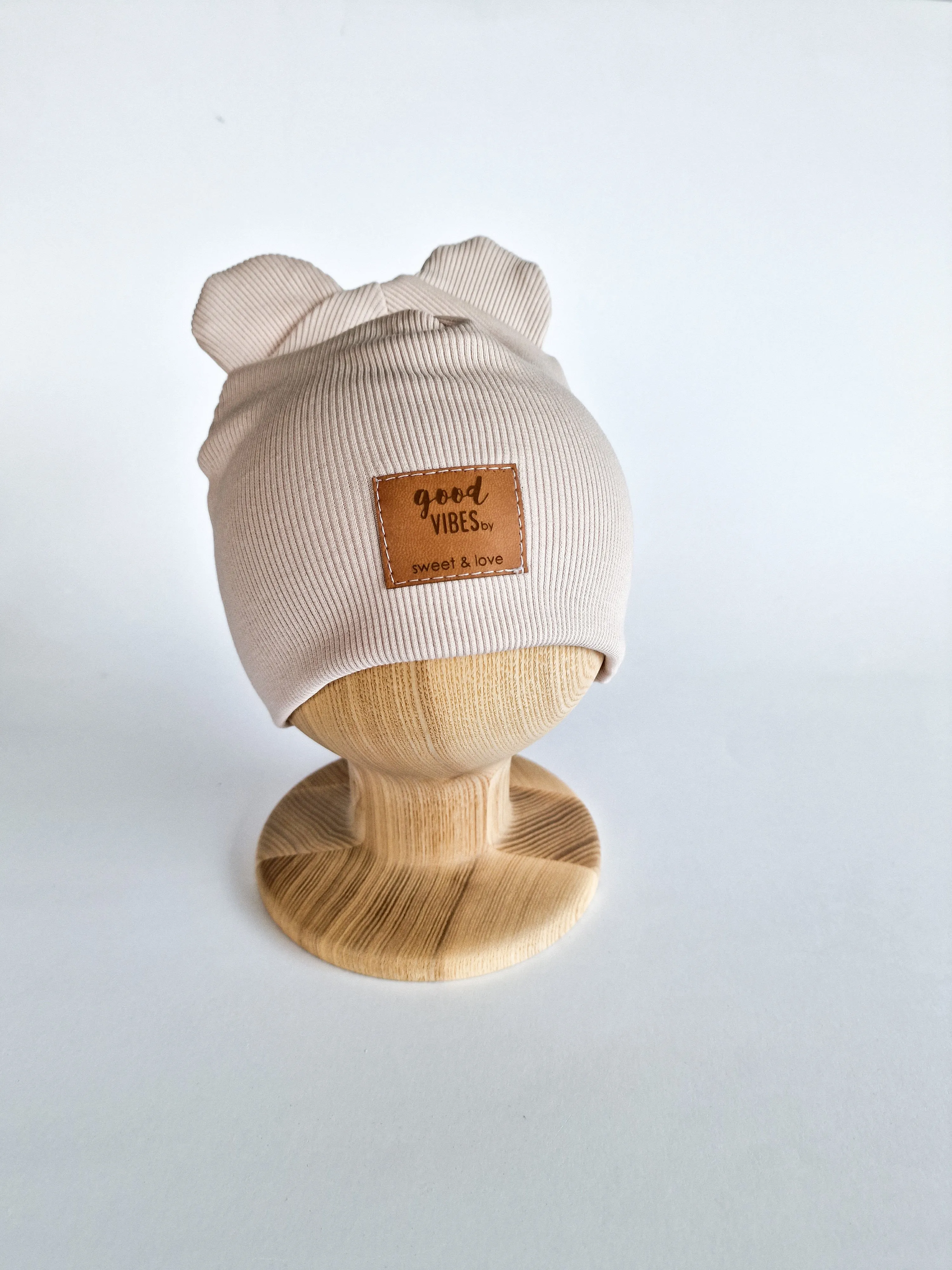 Bear beanie cream
