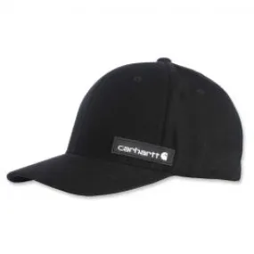 Carhartt&#x20;104298&#x20;Flex&#x20;Fit&#x20;Patch&#x20;Cap&#x20;-&#x20;Black