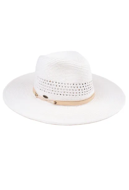 CC Paper Straw Panama Hat