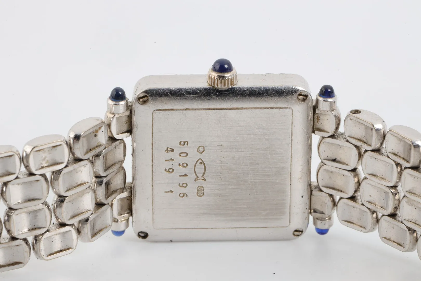 Chopard Happy Sport 419 18K White Gold & Diamond Bezel 21mm Watch (Box&Papers)