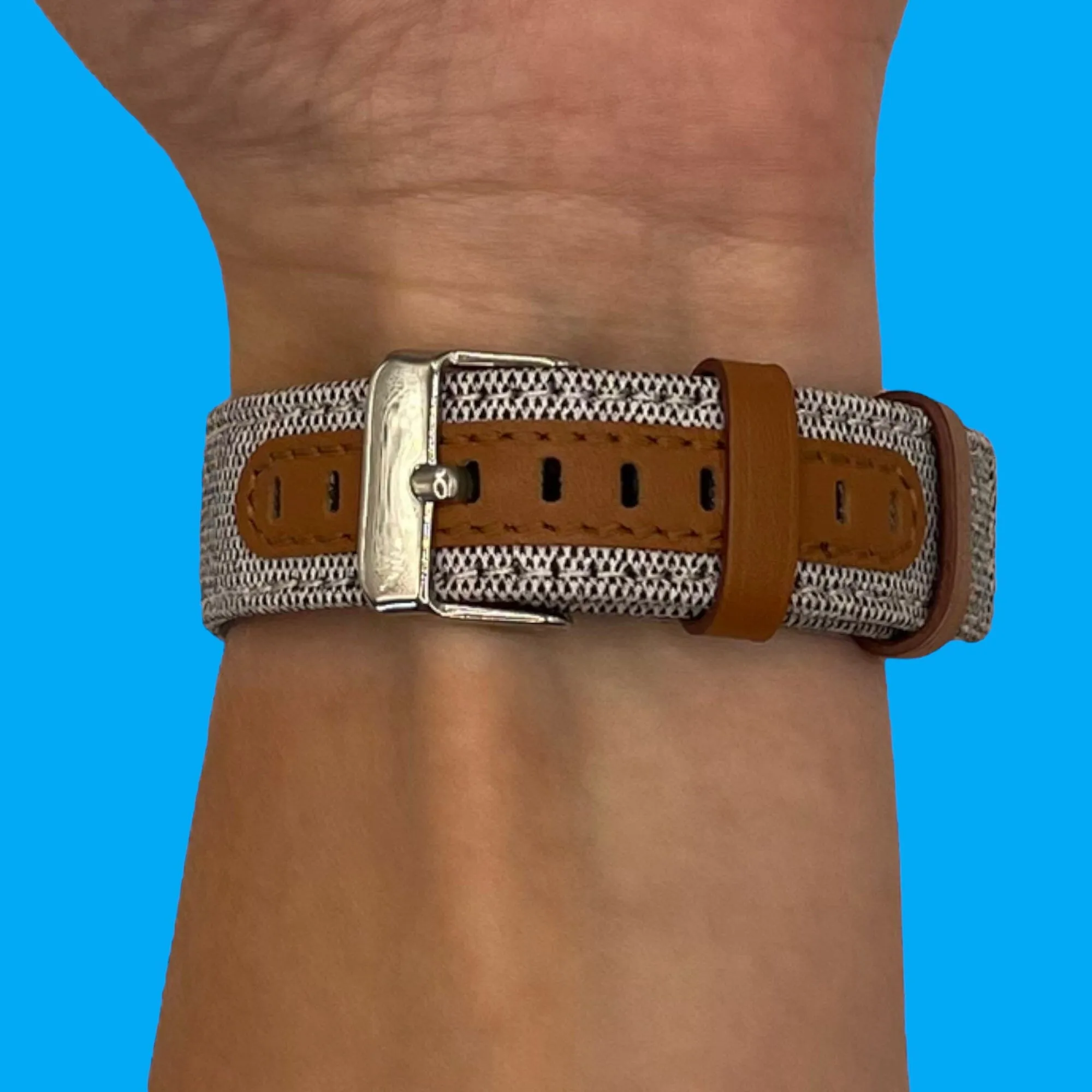 Denim & Leather Watch Straps Compatible with the Hugo Boss 22mm Range