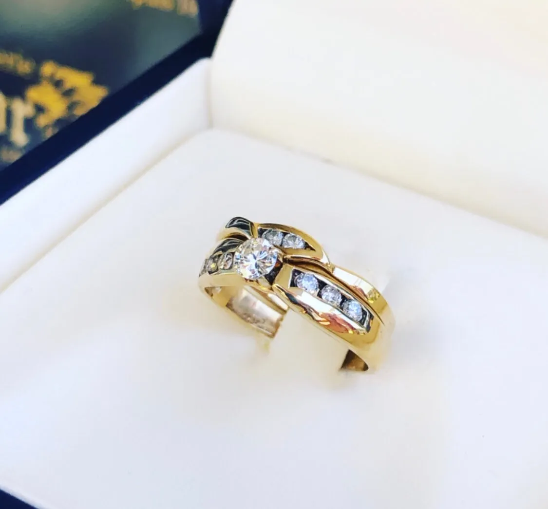 Diamond wedding rings