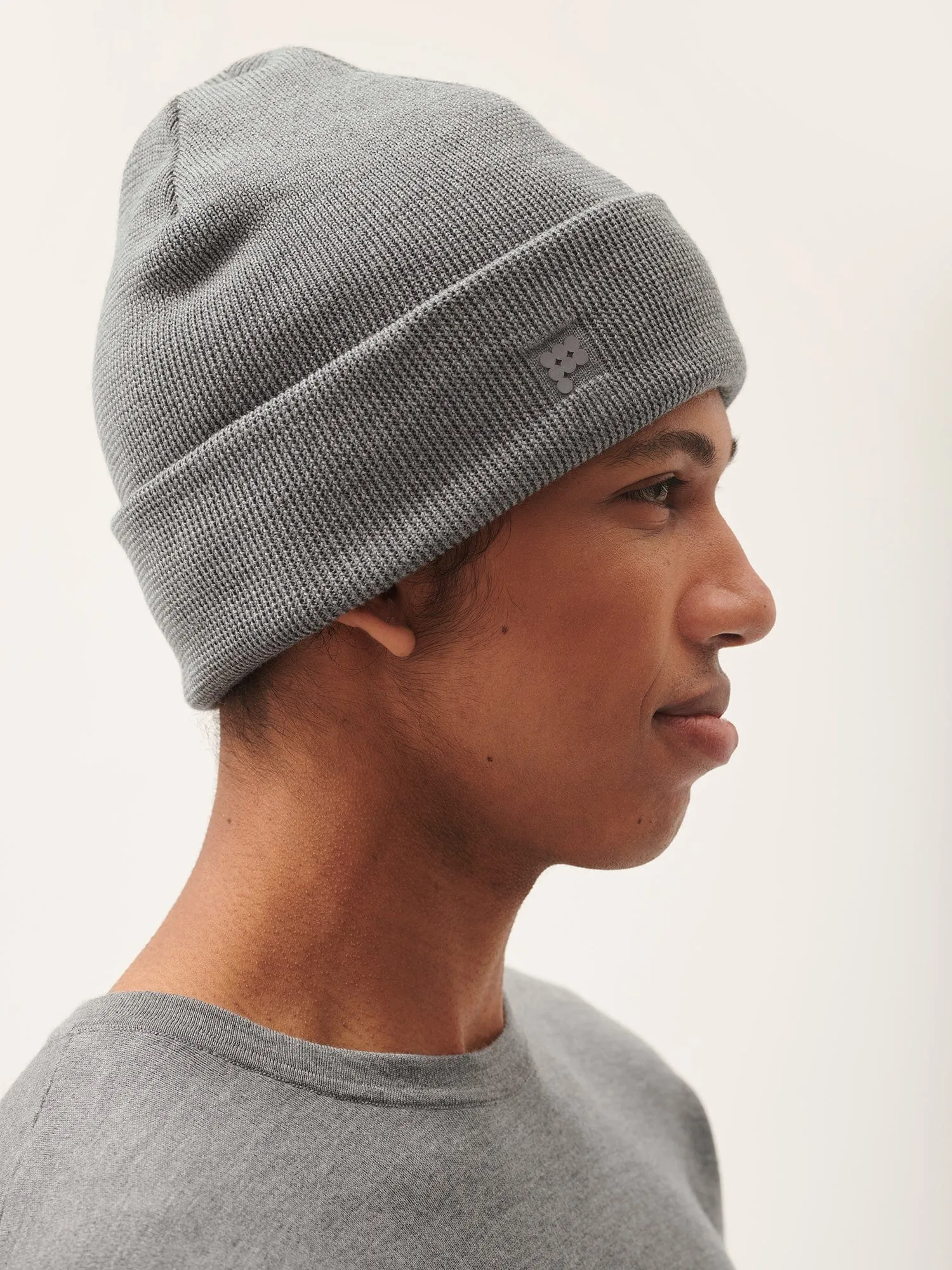 DNARegenerative Merino Wool Beanie—grey marl