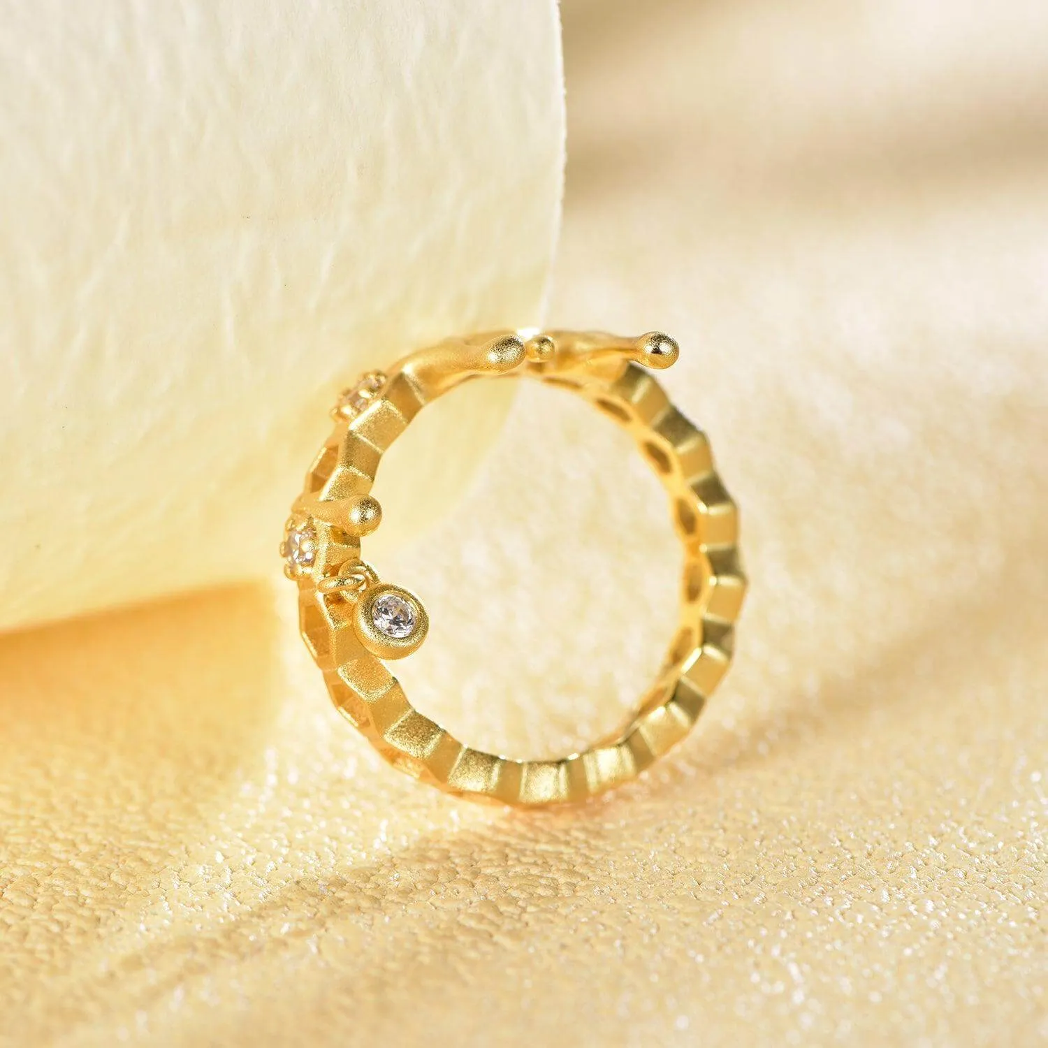 Honeycomb With Dripping Honey Ring Life With MaK’s Honeycomb Bee Kind Jewelry Collection
