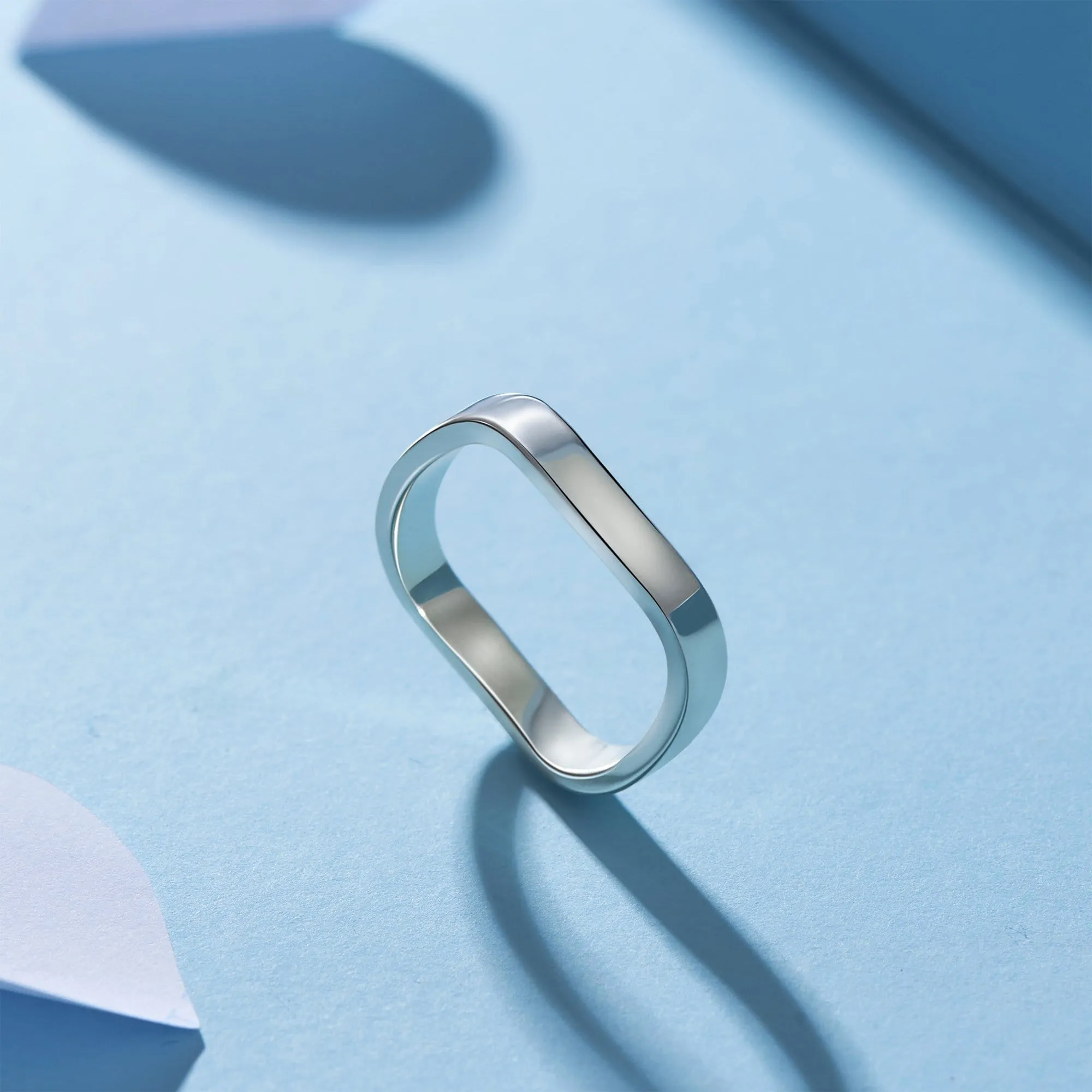 Ocean Wave Rings Sterling Silver