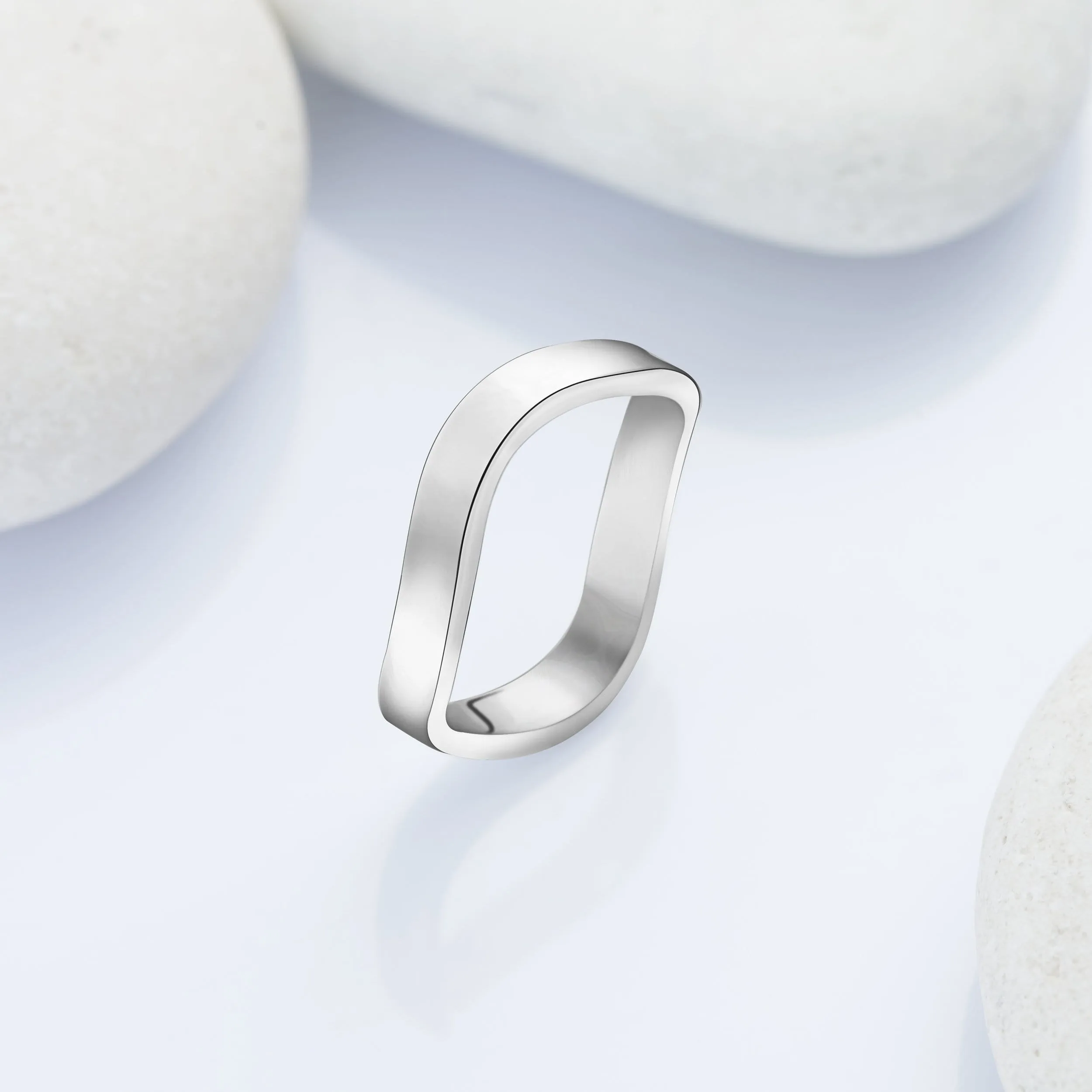 Ocean Wave Rings Sterling Silver