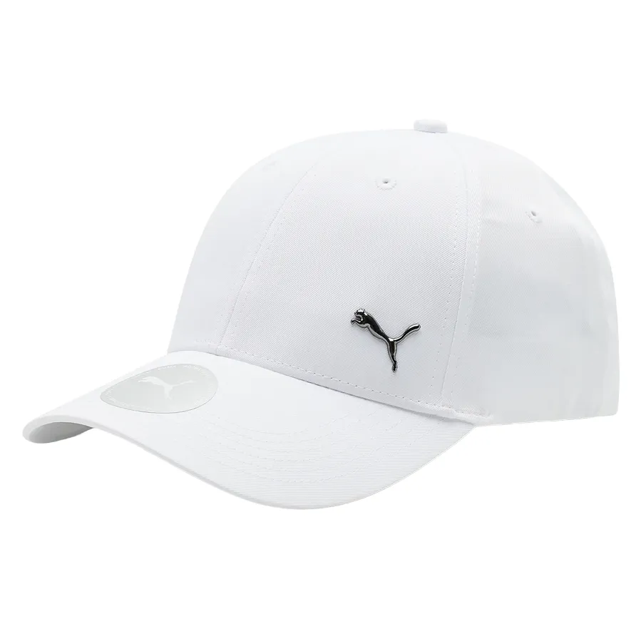 Puma hat with visor and metallic logo 021269 60 white
