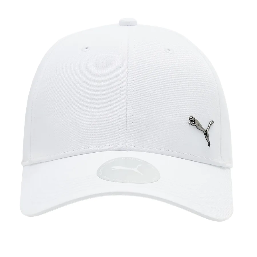 Puma hat with visor and metallic logo 021269 60 white