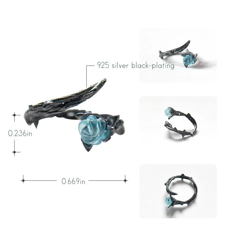 The Enchanted Rose Couple Rings