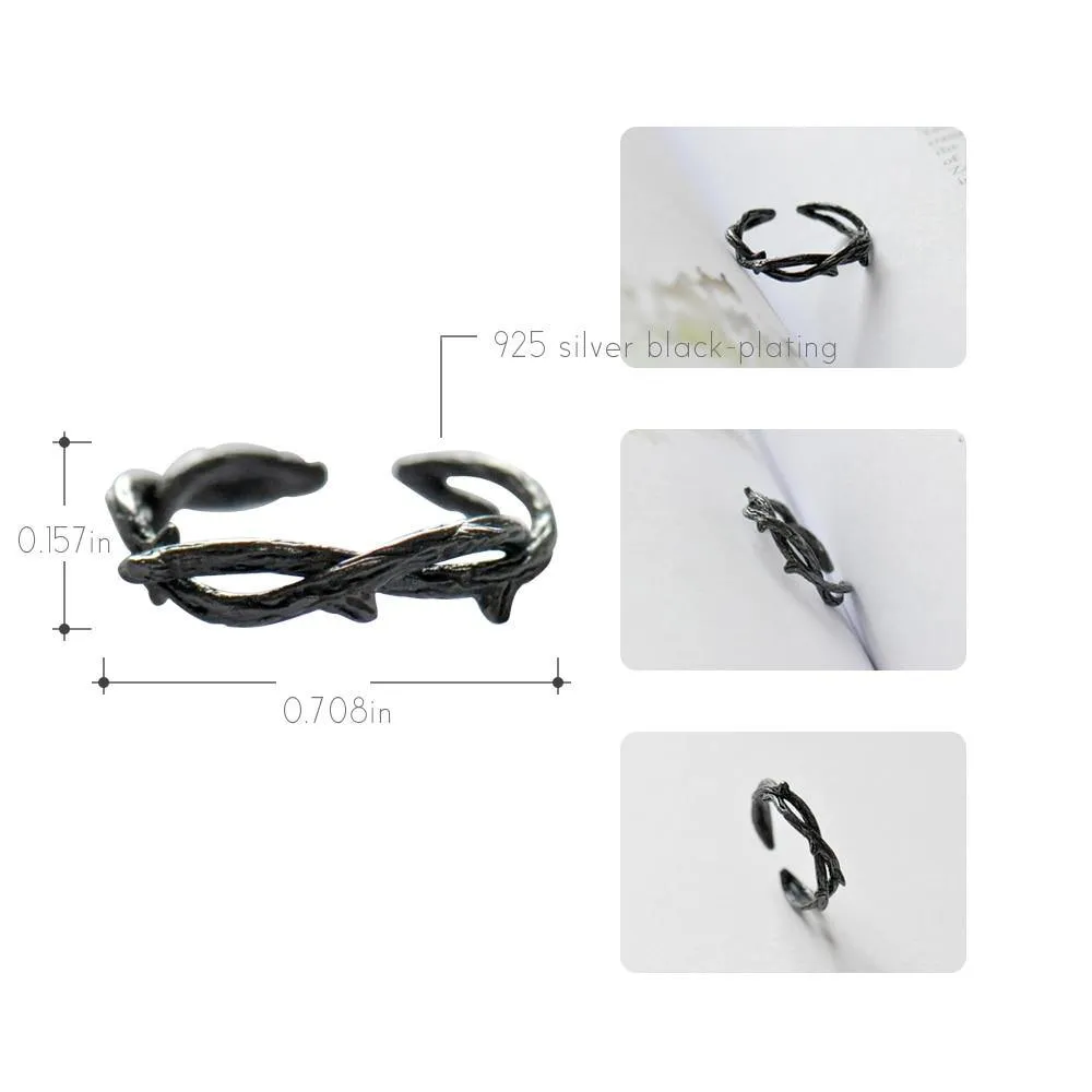 The Enchanted Rose Couple Rings