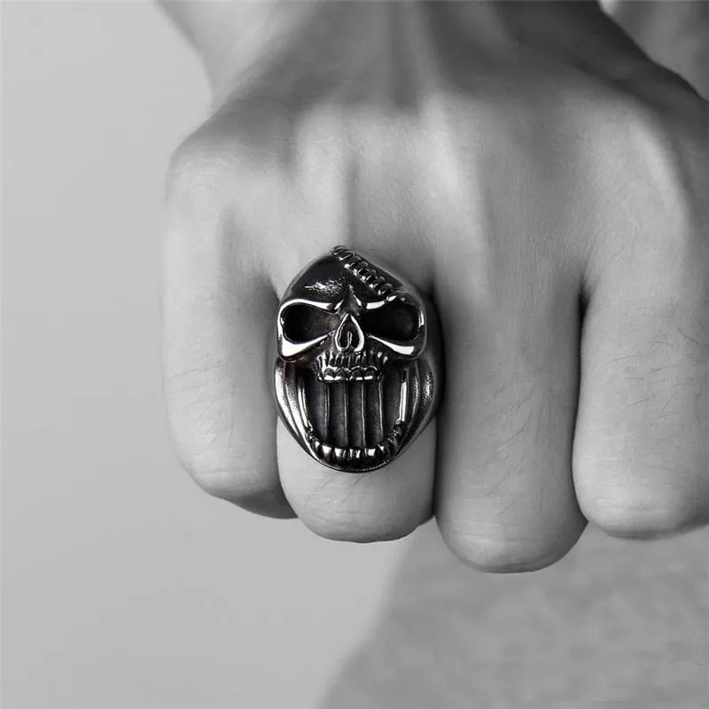 The Last Laugh Skull Ring