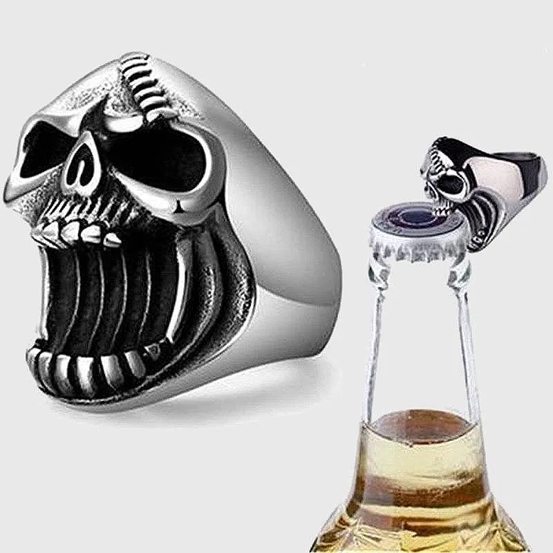 The Last Laugh Skull Ring