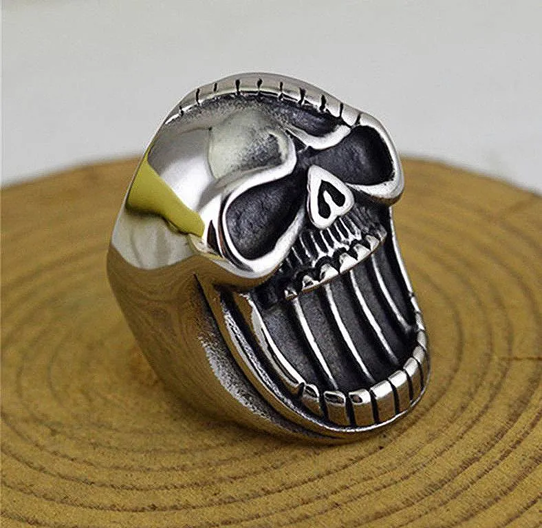 The Last Laugh Skull Ring