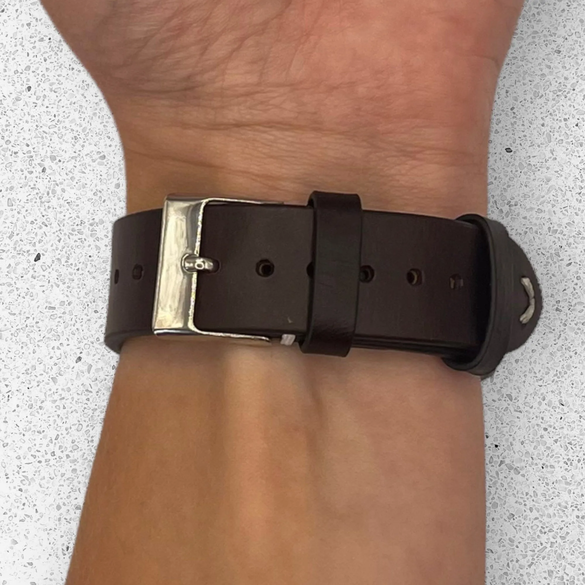 Vintage Oiled Leather Watch Straps Compatible with the Hugo Boss 22mm Range
