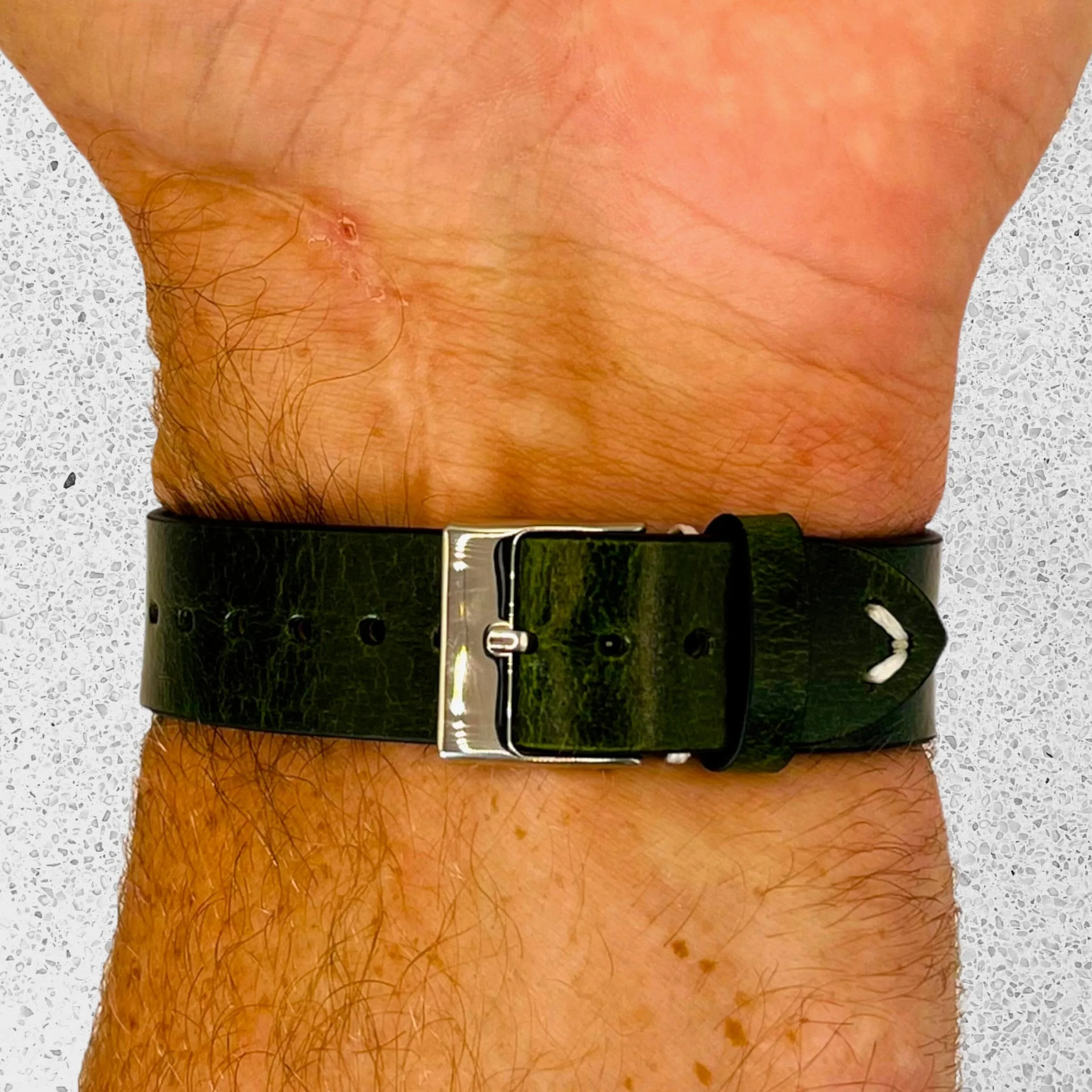 Vintage Oiled Leather Watch Straps Compatible with the Hugo Boss 22mm Range