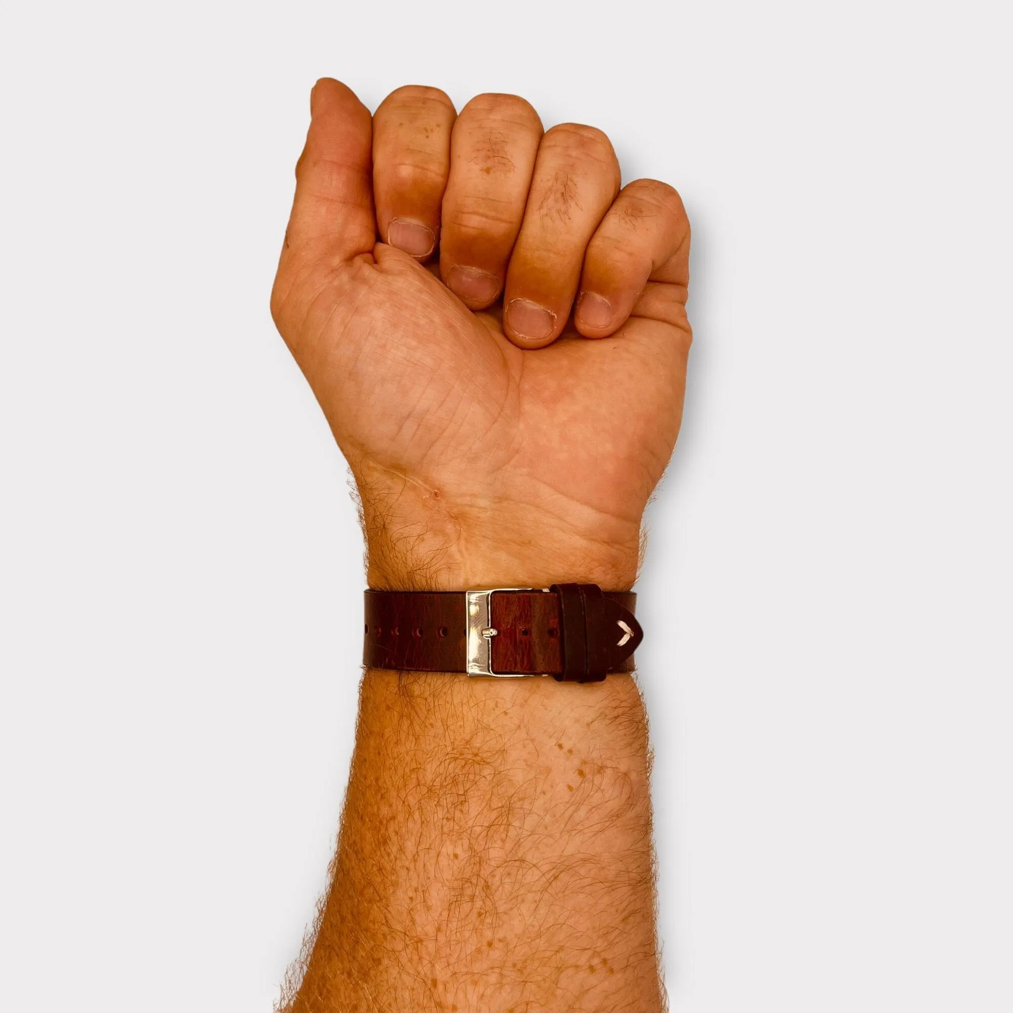 Vintage Oiled Leather Watch Straps Compatible with the Hugo Boss 22mm Range
