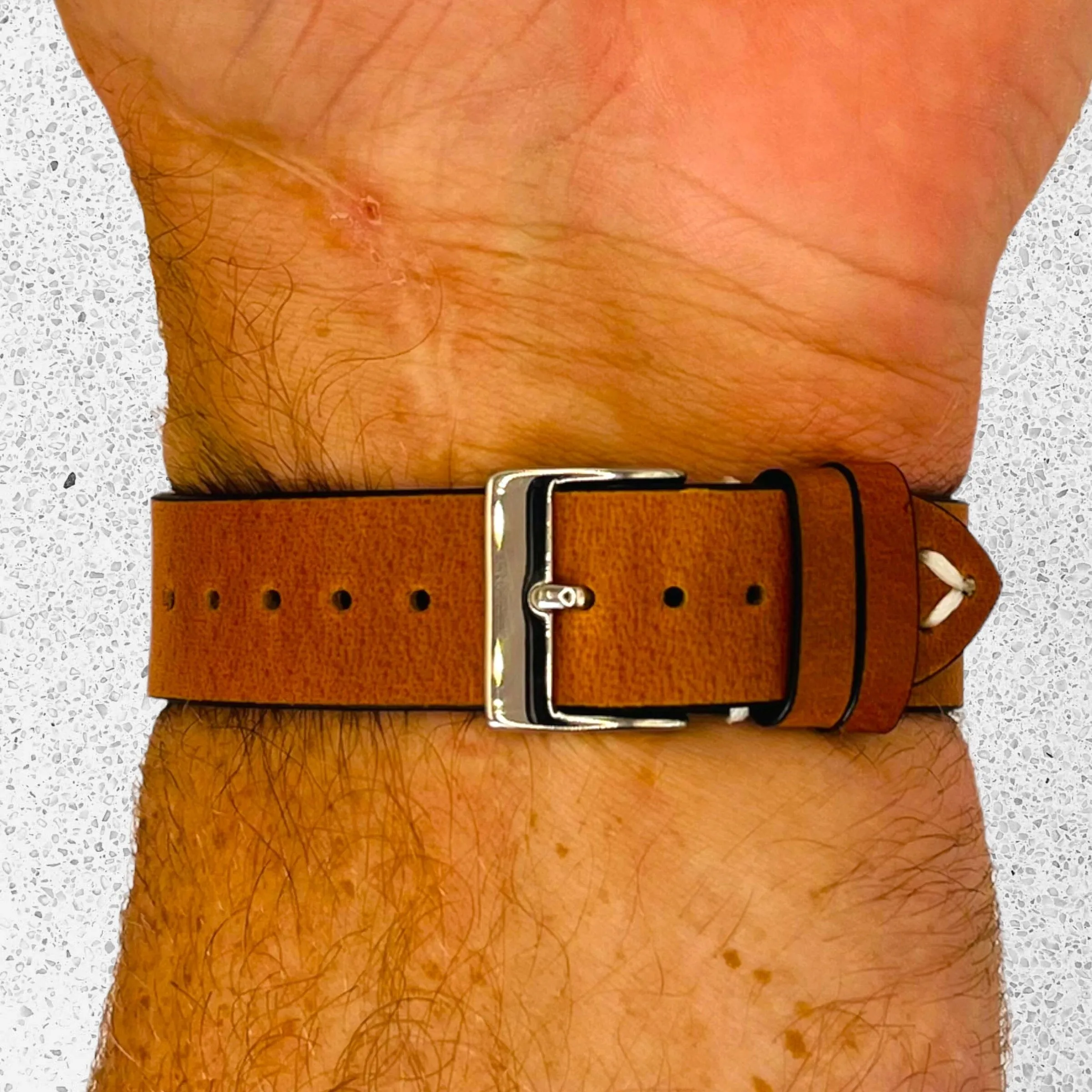 Vintage Oiled Leather Watch Straps Compatible with the Hugo Boss 22mm Range